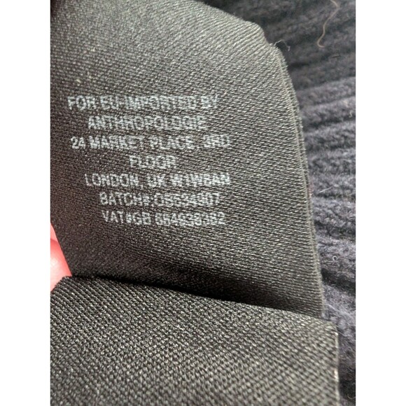 Anthropologie HWR Emma Cardigan Sweater M Wool Embroidered Floral Cottagecore - Picture 15 of 15